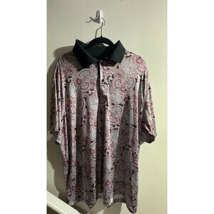 XXL Button Up Collared Tee Shirt